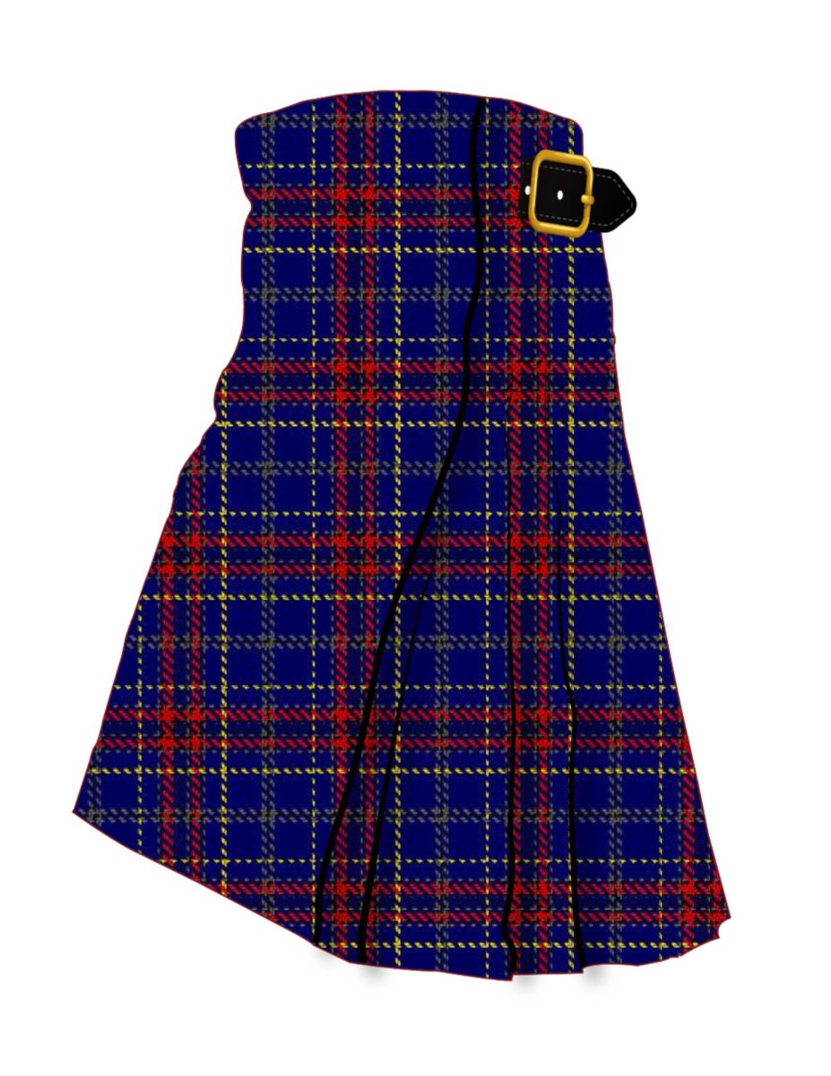 Blue Brough from Orkney Tartan Kilt