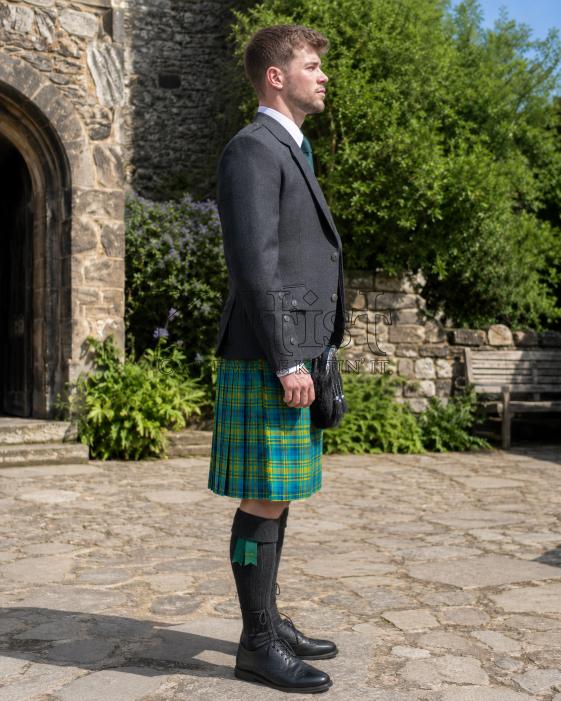 Martini Blue Lemon Tartan Kilt for Men