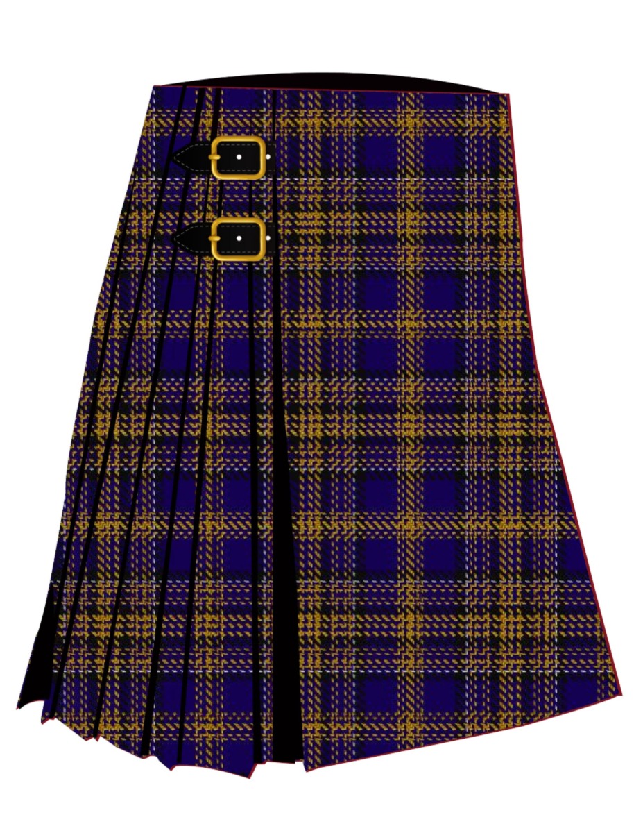 Blue Matheson Hunting (Kinloch Anderson) Tartan Kilt