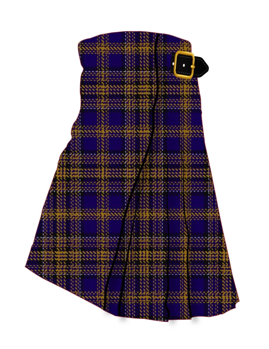 Blue Matheson Hunting (Kinloch Anderson) Tartan Kilt
