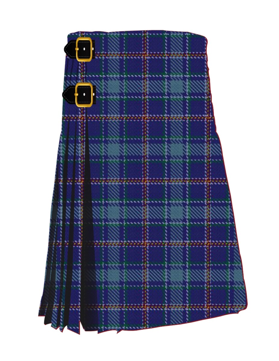 Blue Ridge Highlands Heritage Tartan Kilt