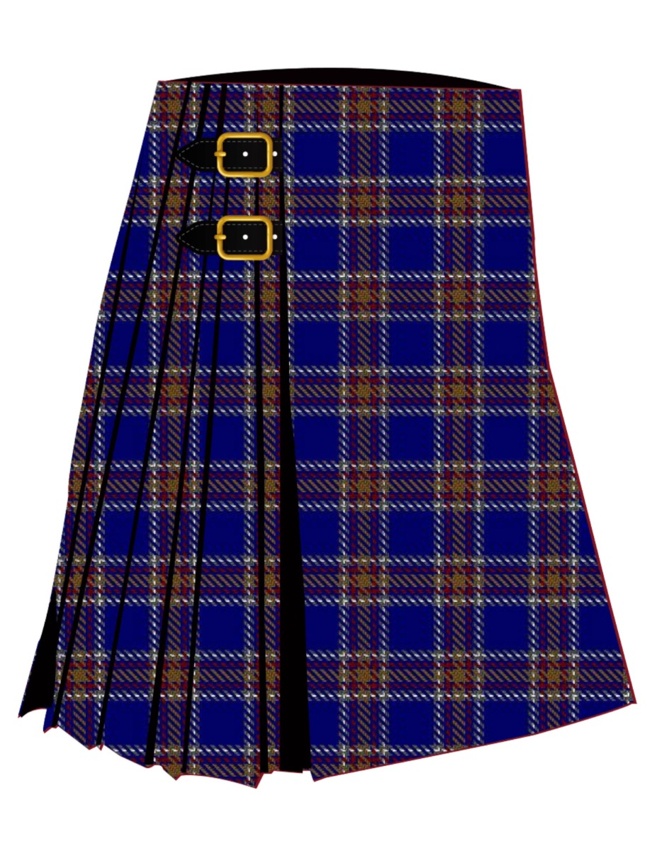 Blue Rust Tartan Kilt
