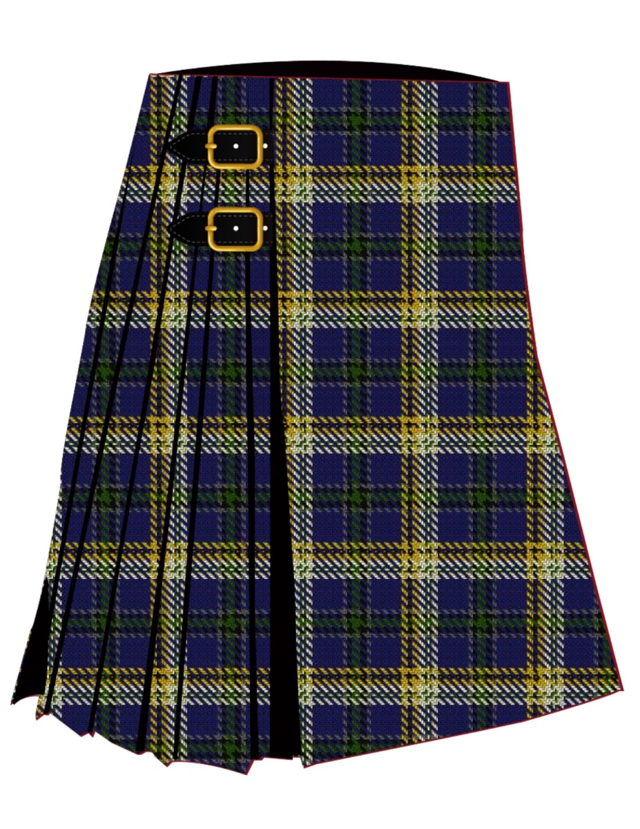 Bog Myrtle Corner Tartan Kilt