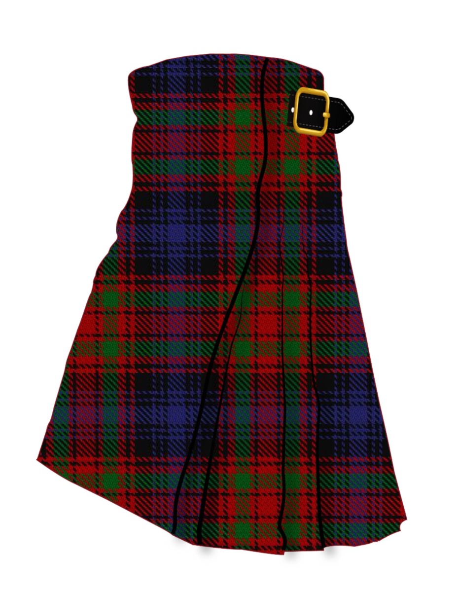 Bonner or Bonnar Tartan Kilt