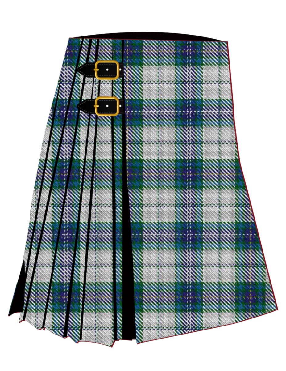 Borderland Dress (Estimated threadcount Tartan Kilt