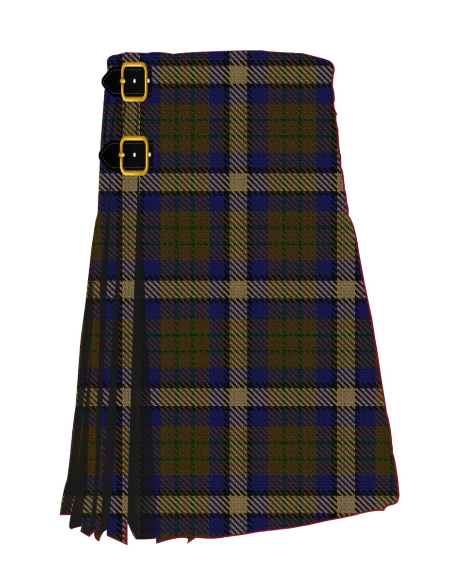Bowers, I and A & Family (Personal) Tartan Kilt