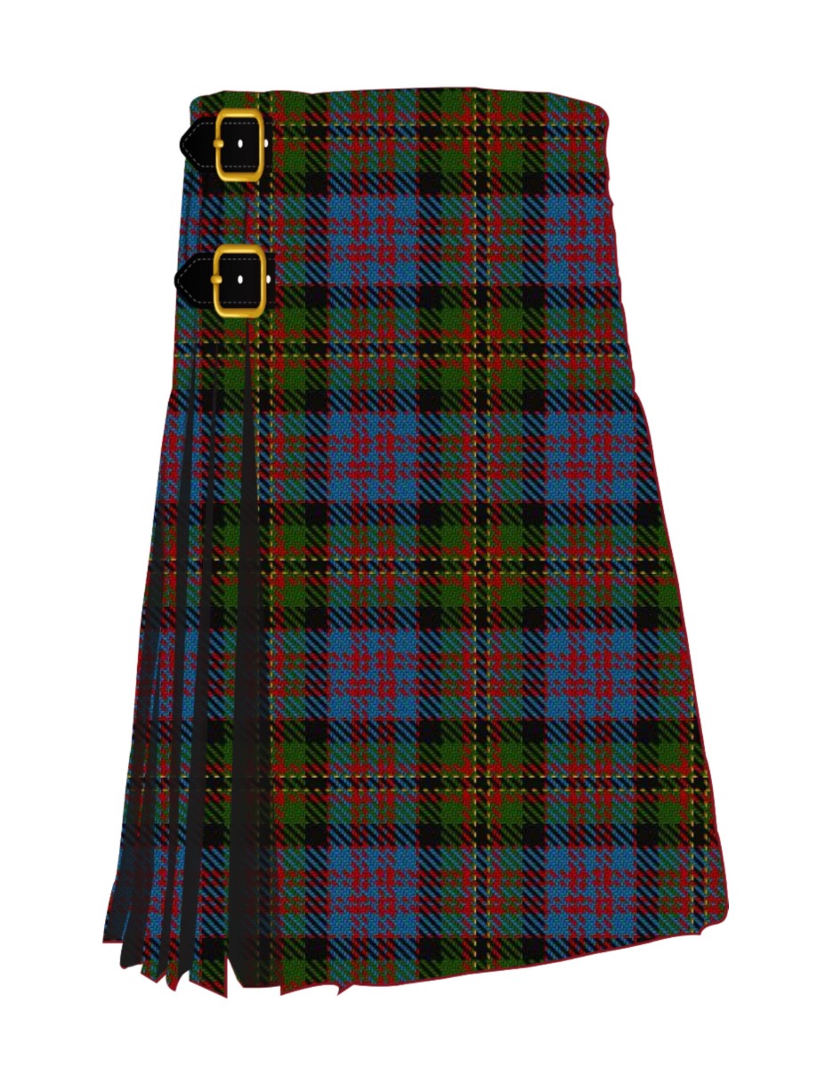 Bowie, Black Tartan Kilt