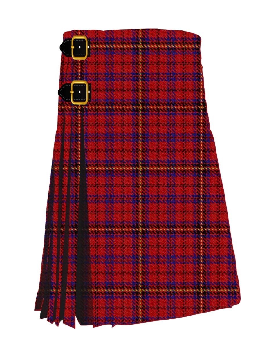 Bracken Tartan Kilt Side Brad Majors Tartan Kilt