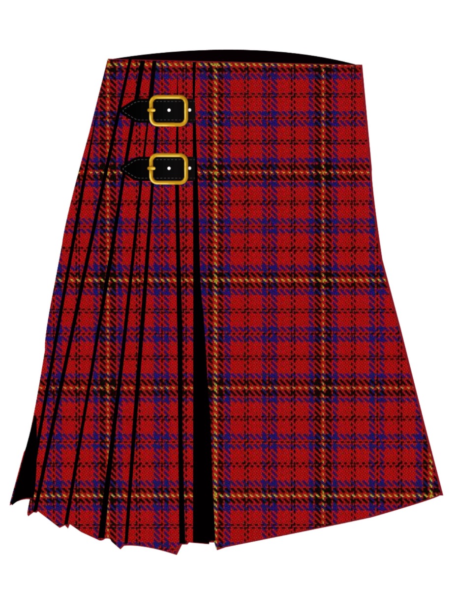 Bracken Tartan Kilt Side Brad Majors Tartan Kilt