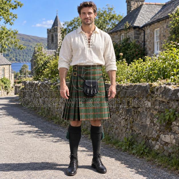 Men's Braveheart Tartan Kilt 