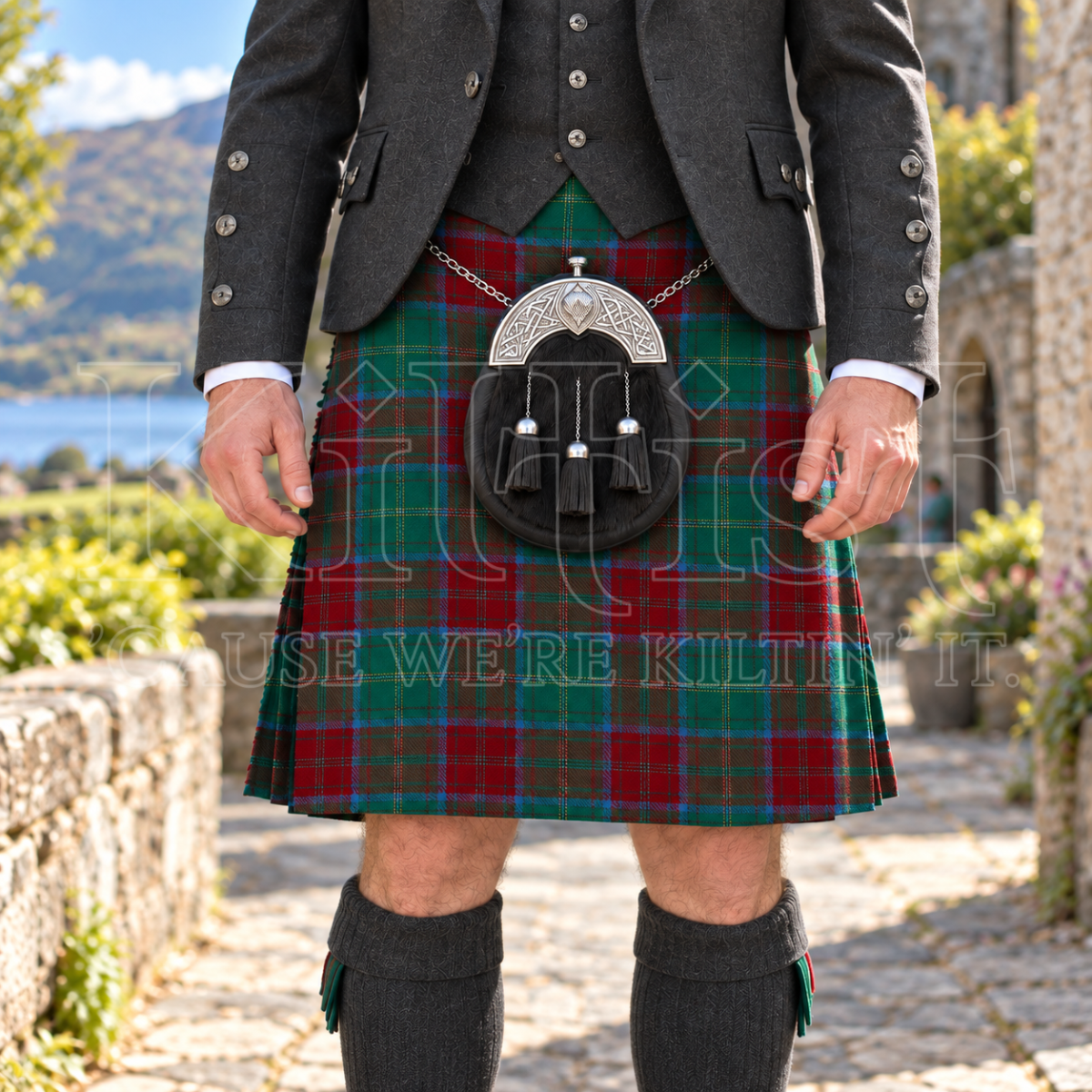 Brewer Tartan Kilt For Men