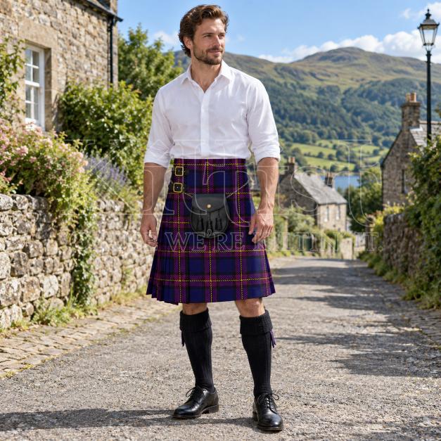 British Energy Tartan Kilt Men