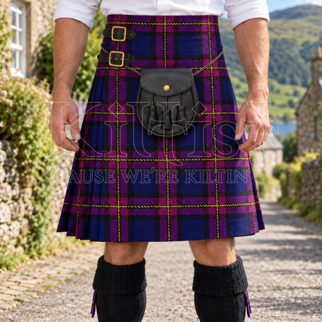 British Energy Tartan Kilt For Men
