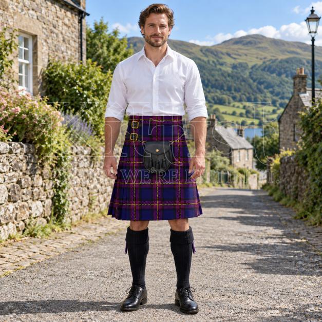 British Energy Tartan Kilt for Men