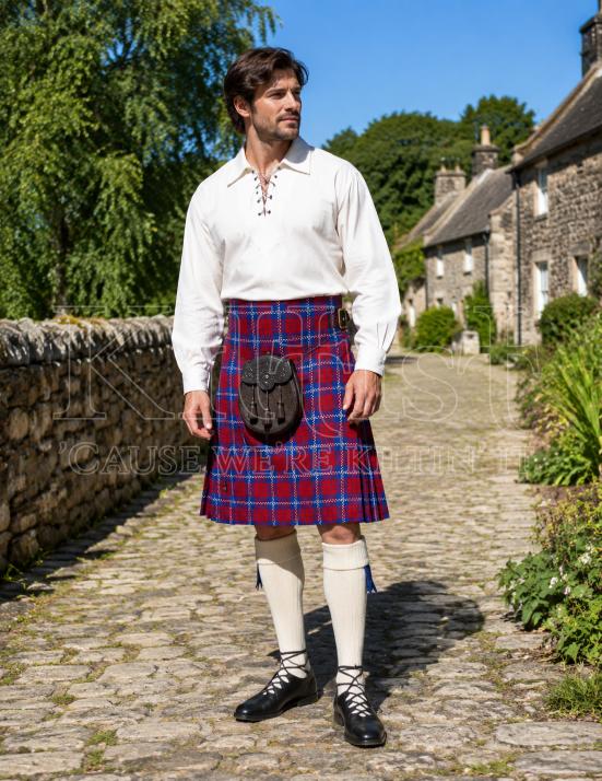 British European Men’s Tartan Kilt