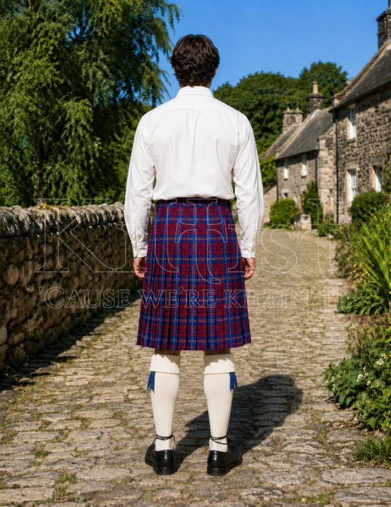 British European Tartan Kilt for Men’s