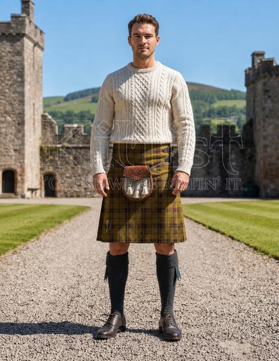 
Bro-Dreger Tartan Kilt for Men