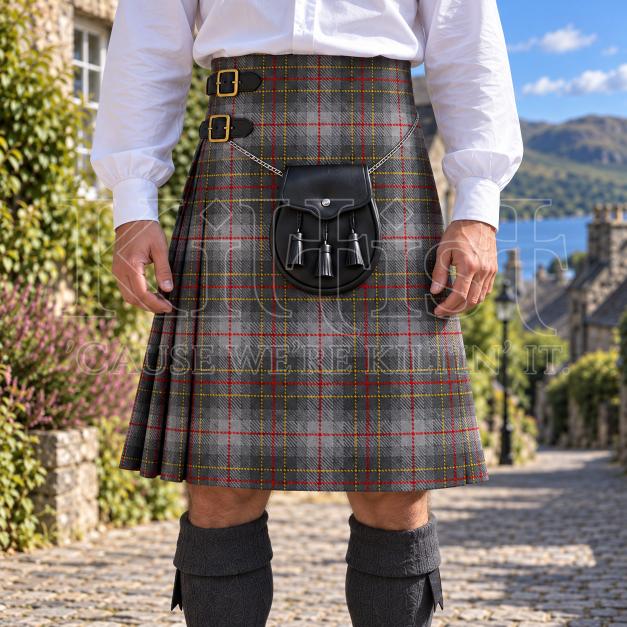 Brodie Silver Tartan Kilt for Men