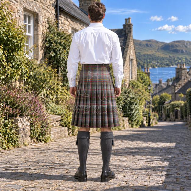 Brodie Silver Tartan Kilt for Mens
