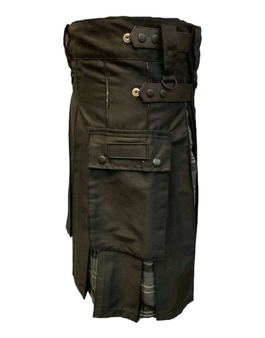 Brown Hybrid Utility Kilt for Men