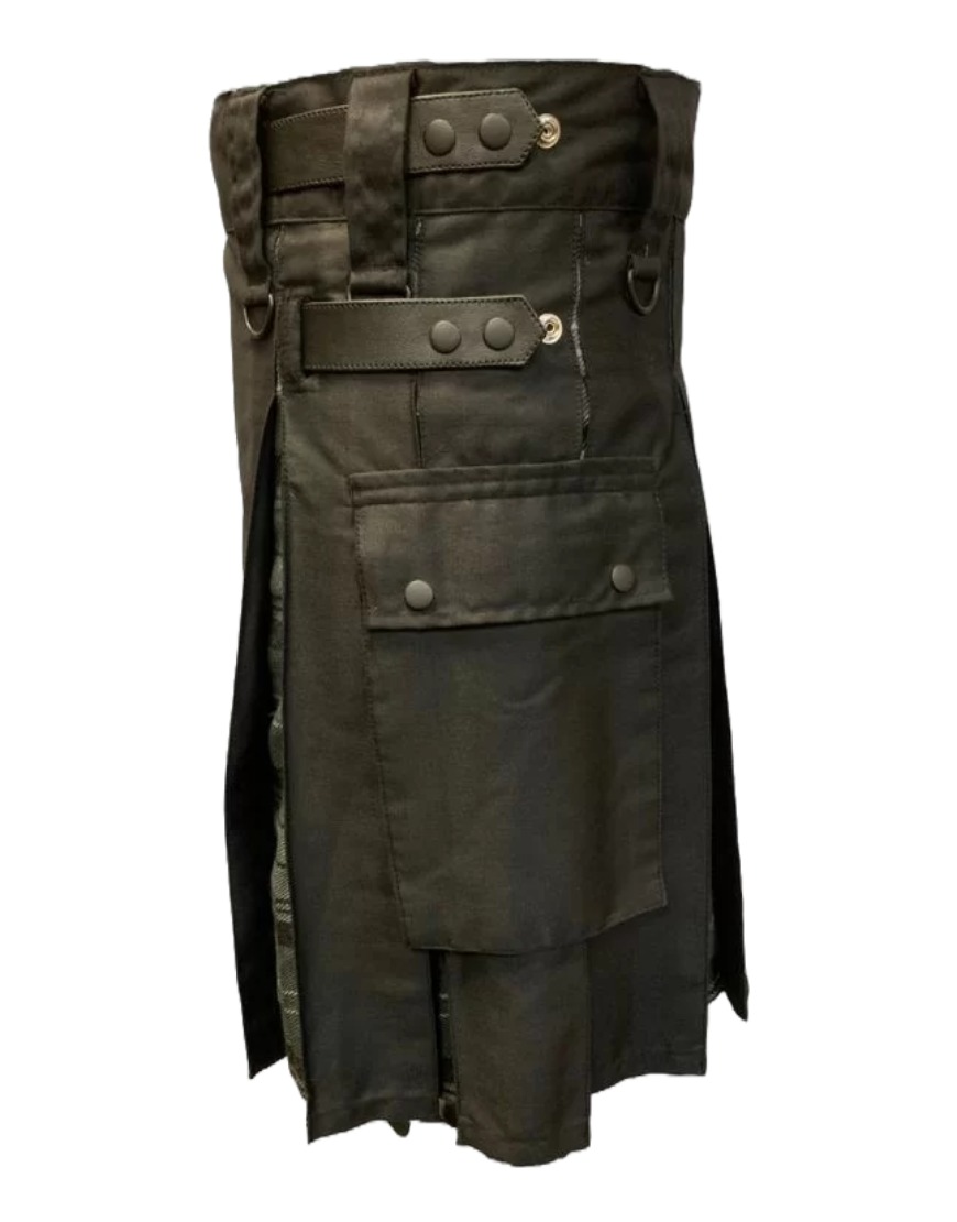 Brown Hybrid Utility Kilt for Men