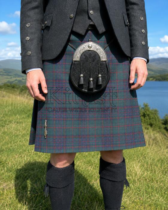Ancient MacLachlan Tartan Kilt for Men