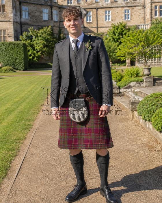 Kilt for Men Call of the Wild Winter Tartan