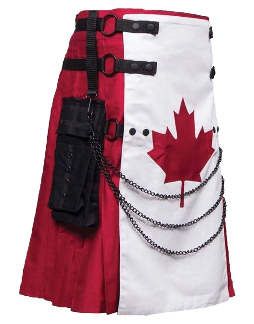 Canadian Flag Utility Hybrid Kilt