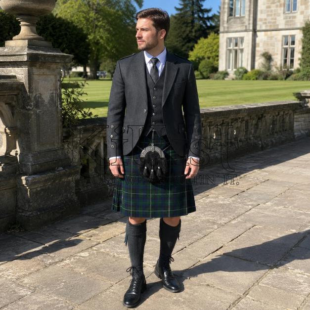 Men’s Chess Tartan Kilt