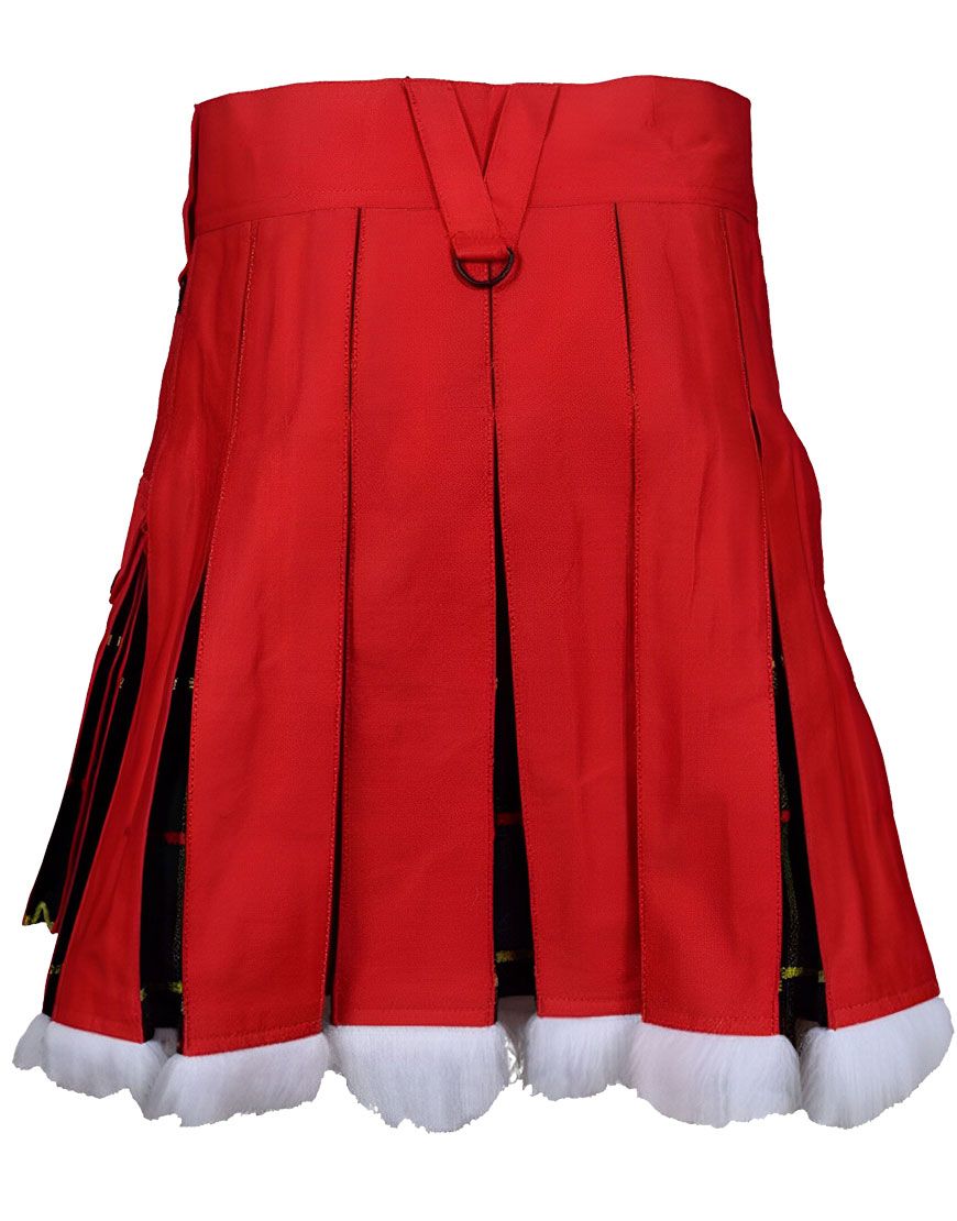 Christmas Hybrid Kilt | Be A Kilted Santa Claus