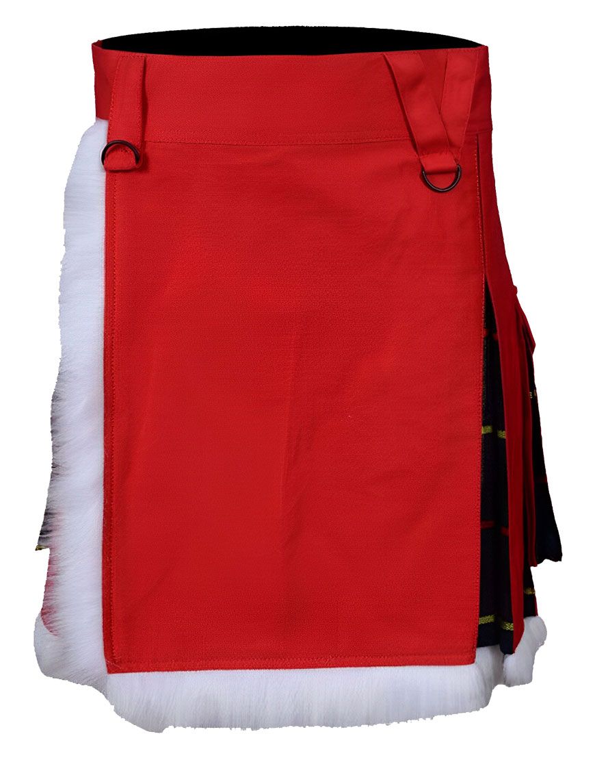 Christmas Hybrid Kilt | Be A Kilted Santa Claus