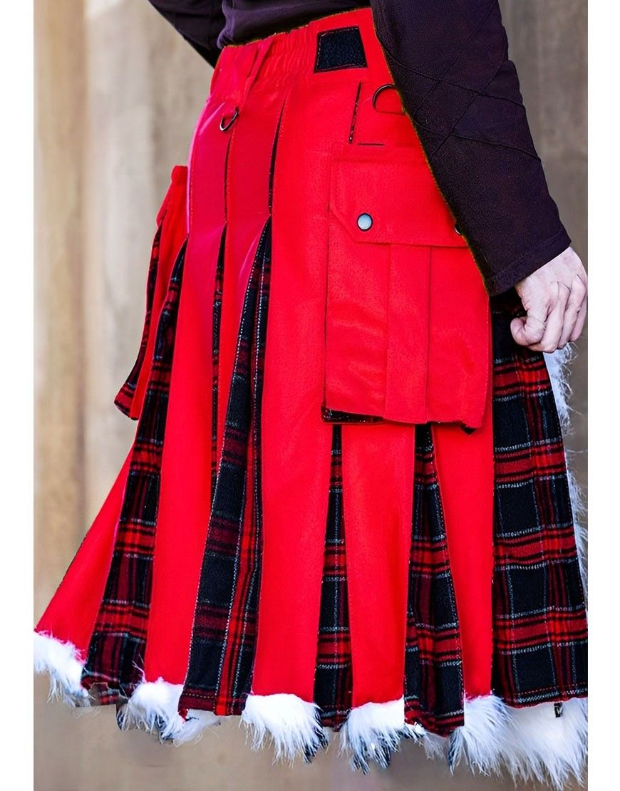Christmas Hybrid Kilt | Be A Kilted Santa Claus