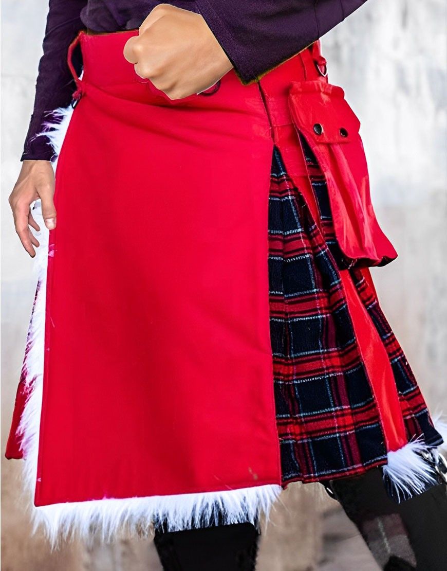 Christmas Hybrid Kilt | Be A Kilted Santa Claus