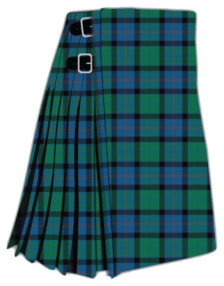 Rutherford store tartan kilt