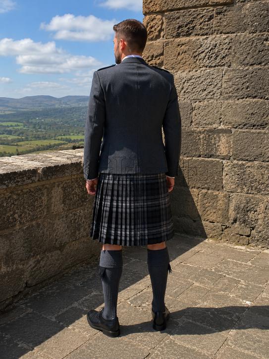 Tartan Grey Spirit Kilt for Men