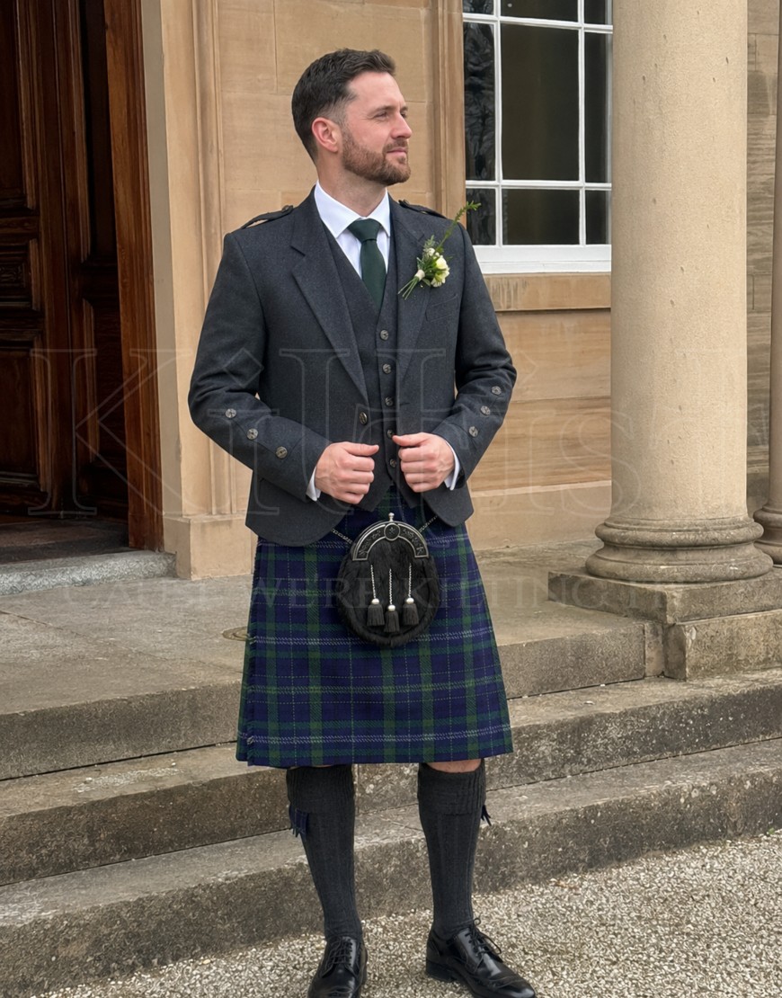 Davies of Wales Tartan Kilt for Men