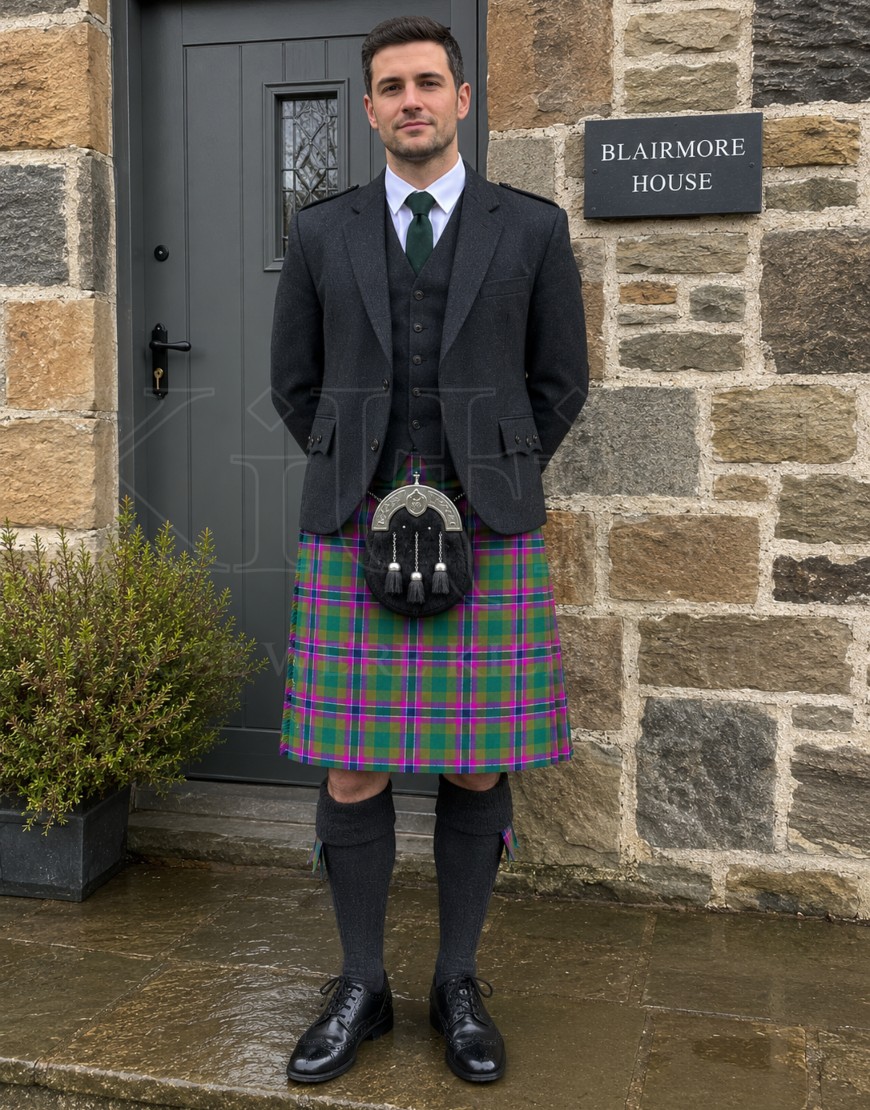 Dunans Rising Tartan Kilt Mens