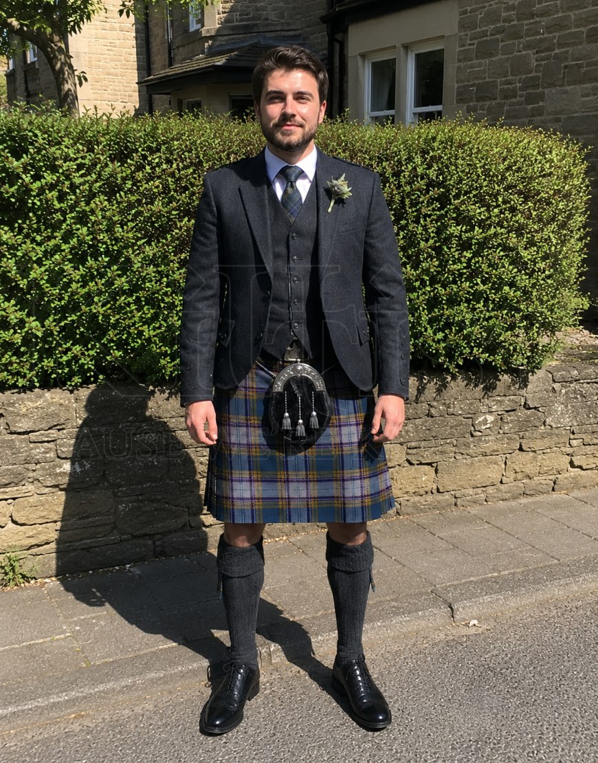 Mens Dunn Tartan Kilt