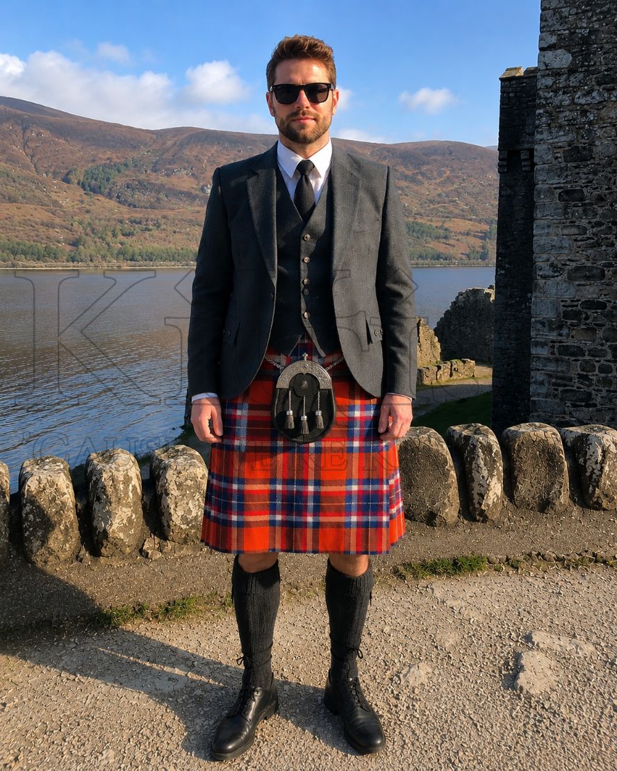 Dutch Tartan Kilt for Men