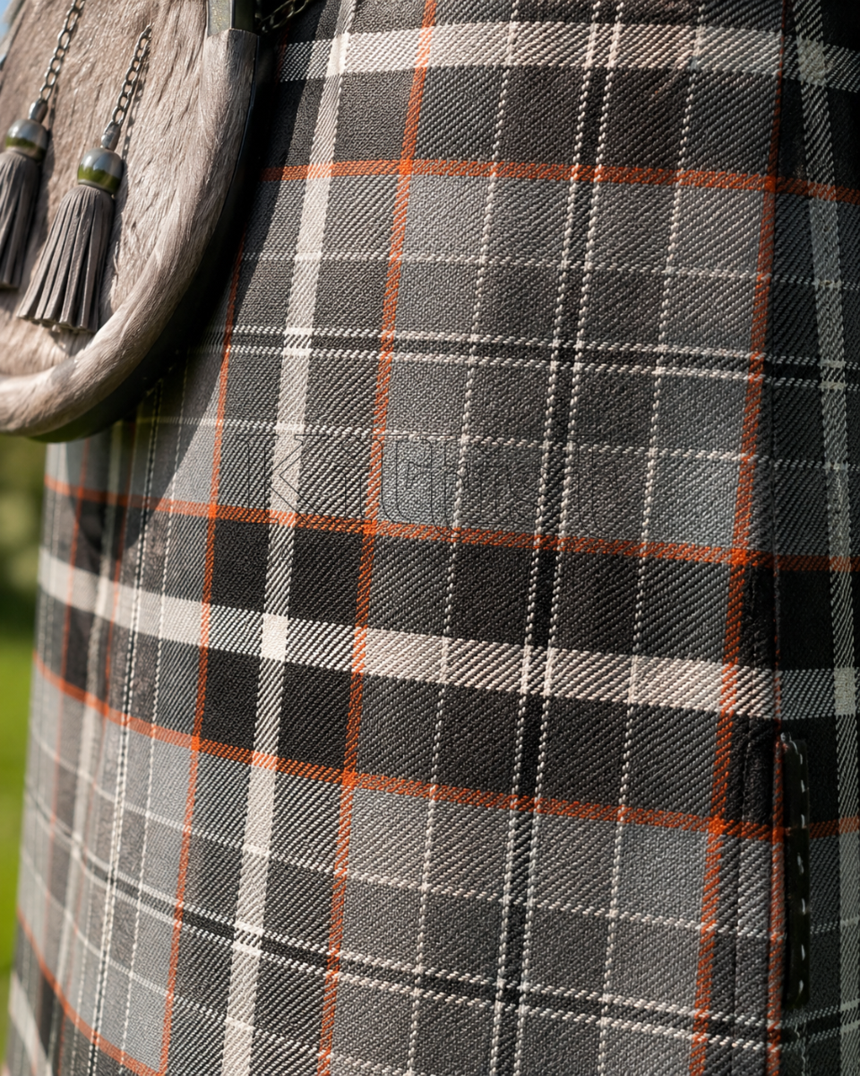 Tartan Kilt for Grey Stewart Men