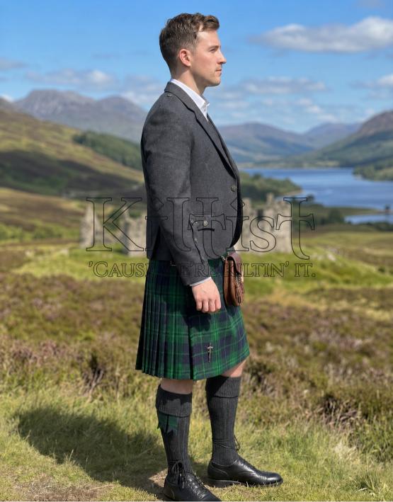 Tartan Emerald Kilt for Men
