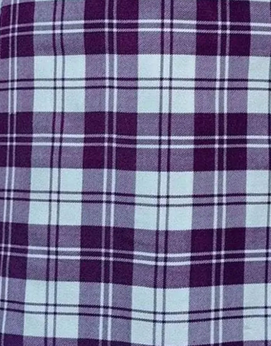 erskine dress purple tartan kilt