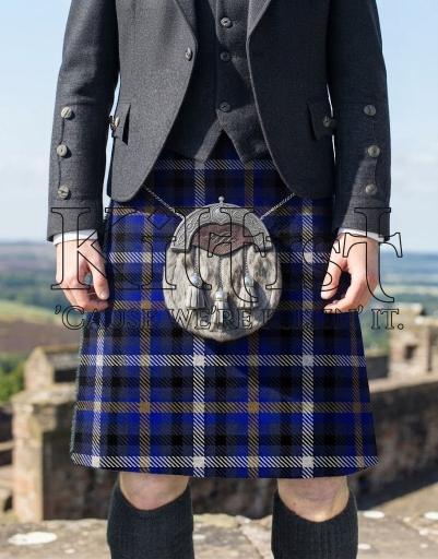 Dòbhran Eurasian Tartan Kilt for Men