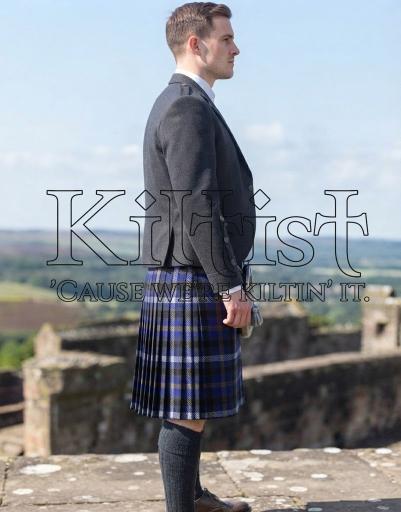Men's Eurasian Otter (Dòbhran Eurasian) Tartan Kilt