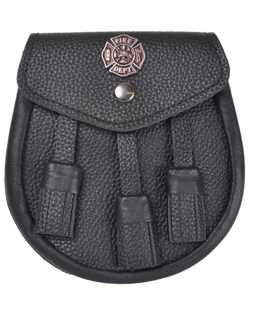 Fireman’s Cross Sporran – Red