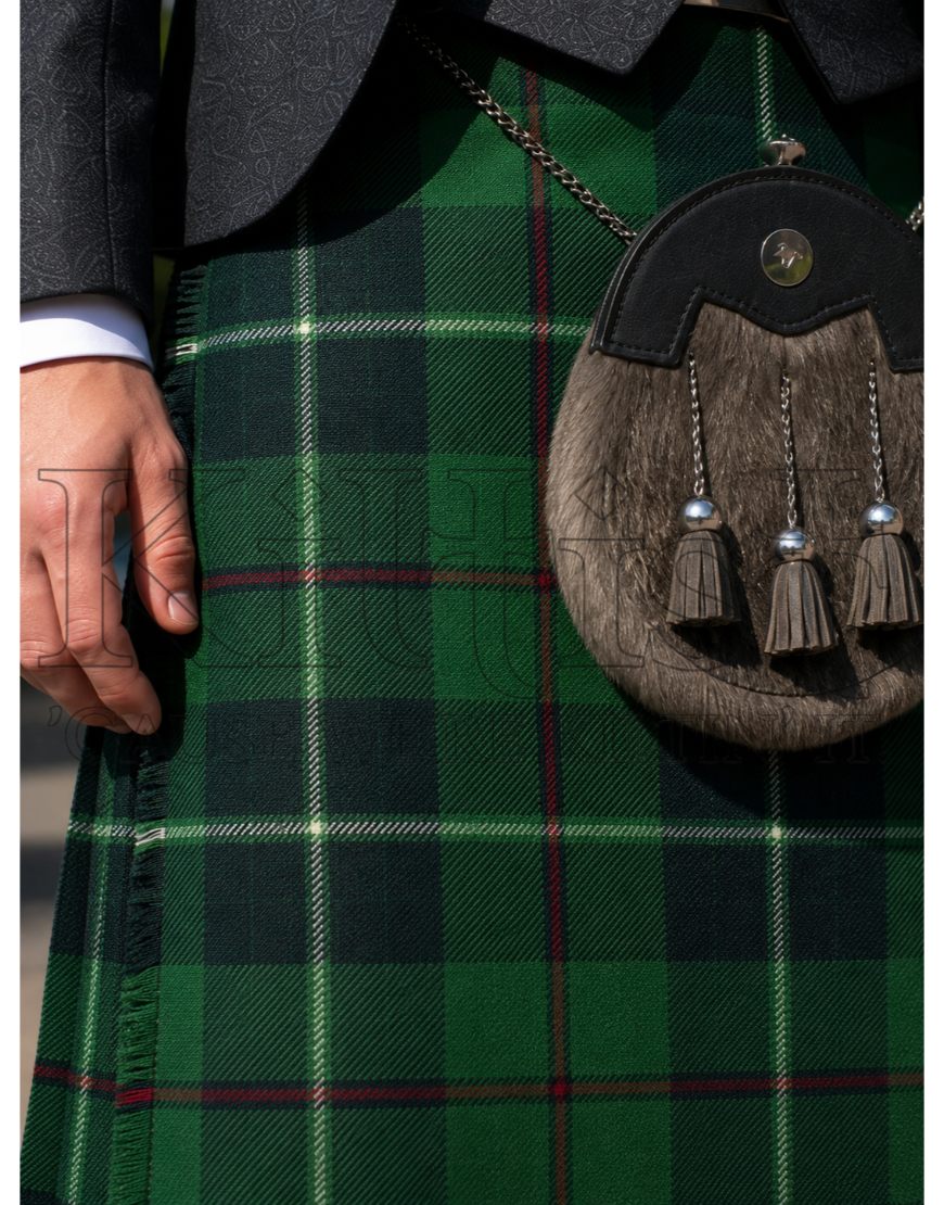 closeup of a kilt