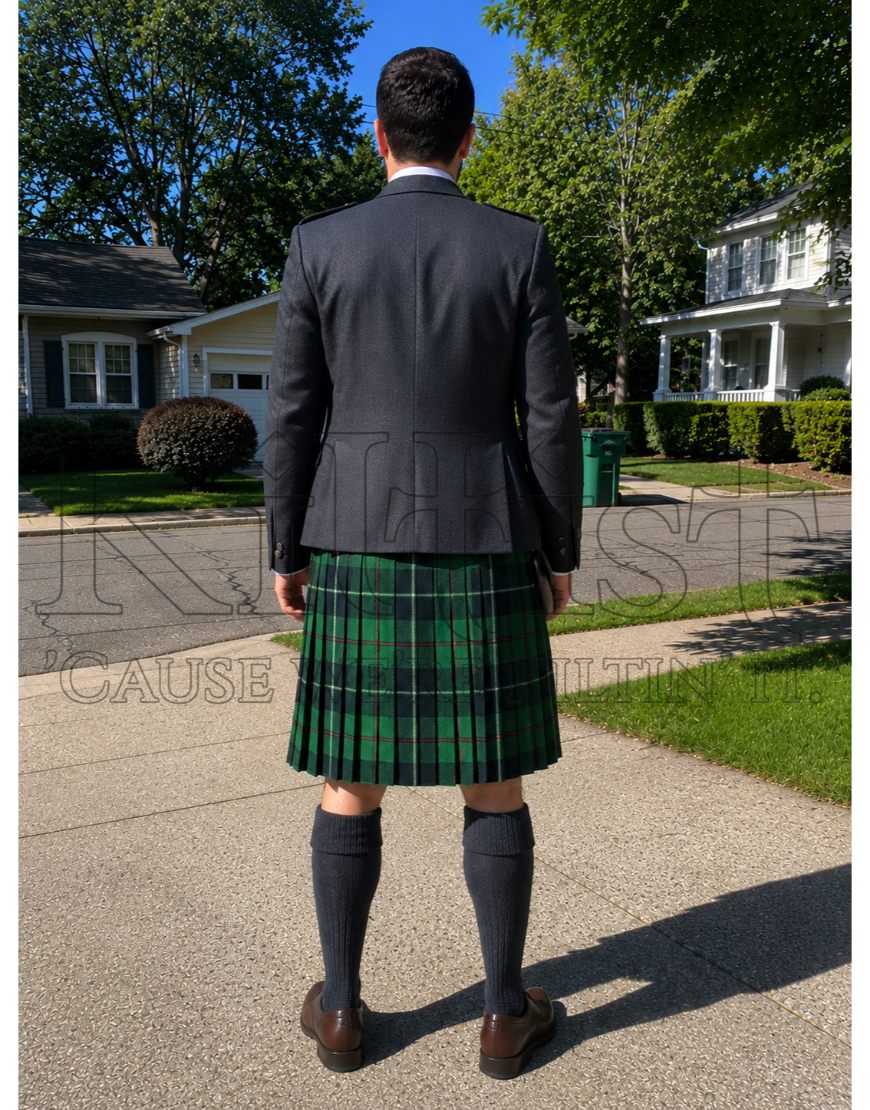 traditional Galloway huting Modern kilt 