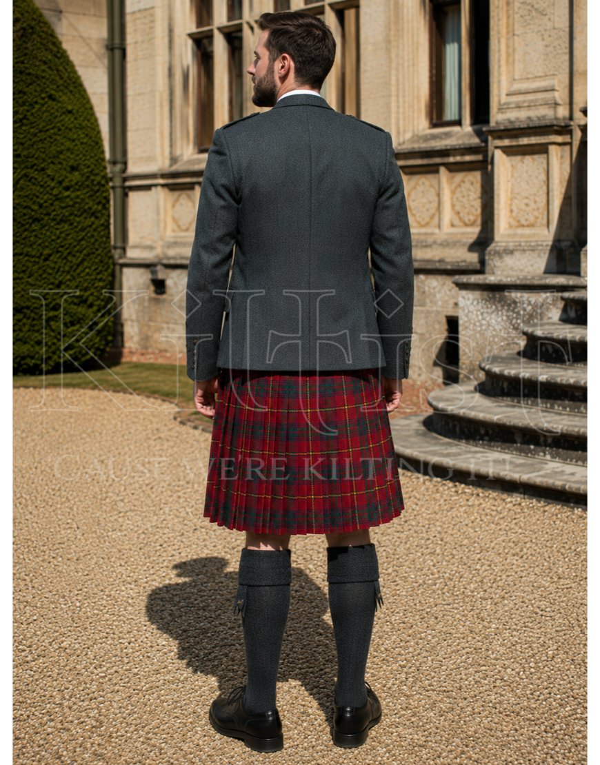 Traditional County Galway Tartan Kilt for Men