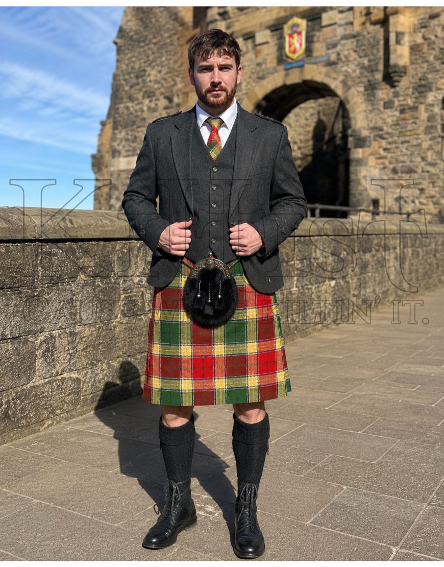 Traditional Gibbs Gibson Tartan Kilt