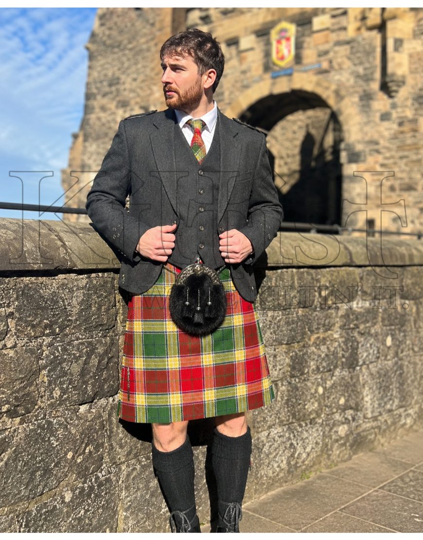 Traditional Gibbs Gibson Tartan Kilt